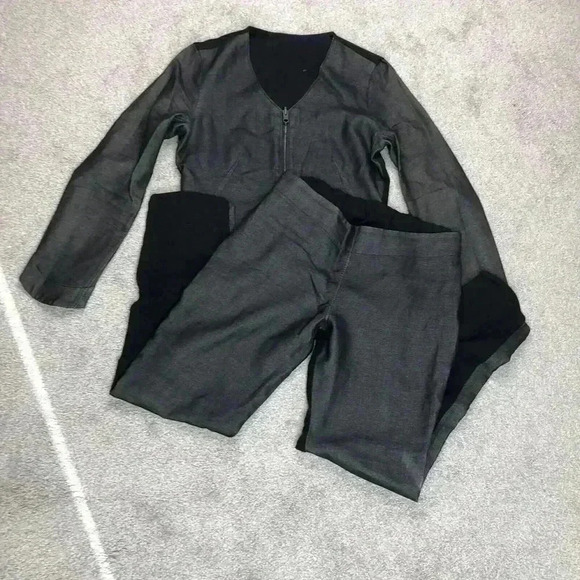 Ioanna Kourbela Chic Charcoal Women's Matching Set Size M - Picture 1 of 16